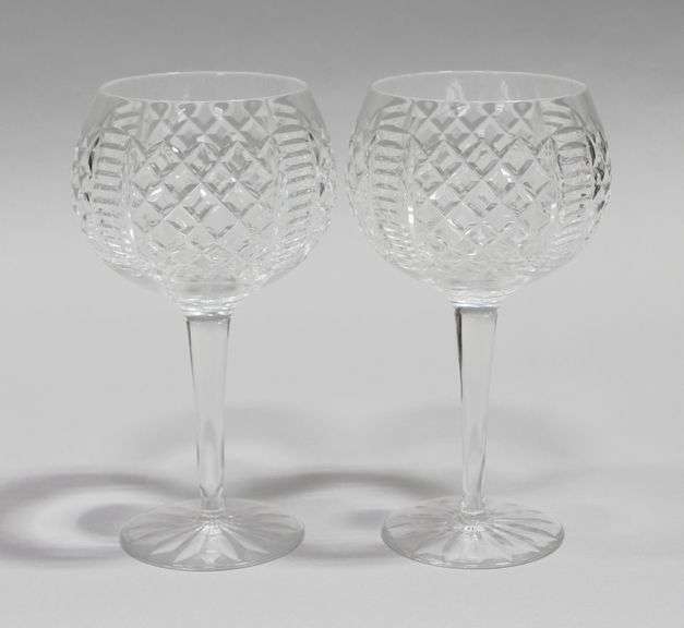 NOVA SCOTIAN CRYSTAL "TITANIC" BURGUNDY (2)