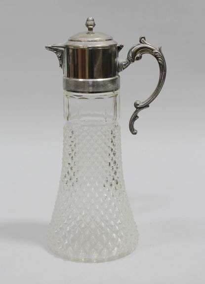 EALES OF SHEFFIELD GLASS PITCHER