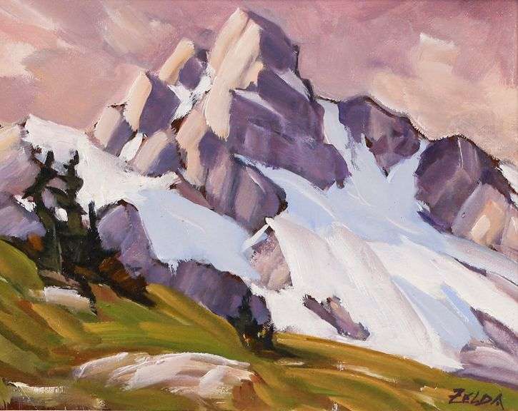 ZELDA FAYE NELSON, OIL ON CANVAS