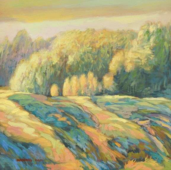 WANG KUI, OIL ON HARDBOARD