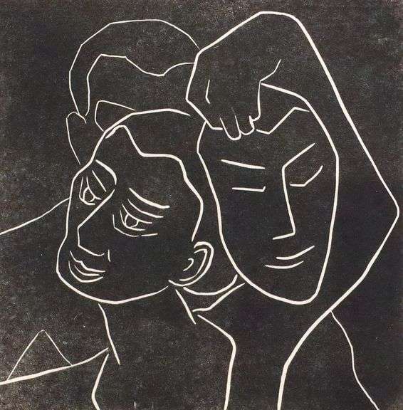 JOHN HAROLD THOMAS SNOW, LINOCUT