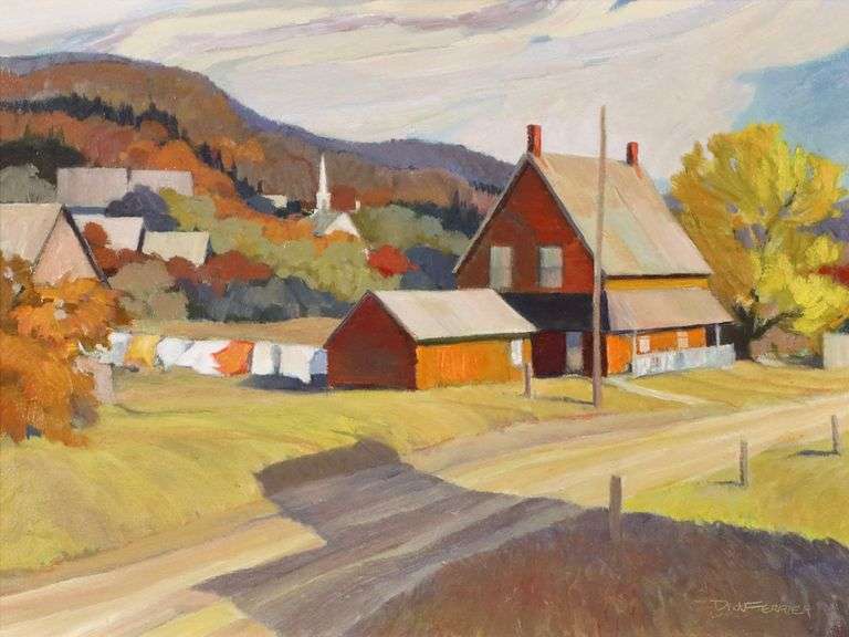 DICK FERRIER, OIL ON MASONITE