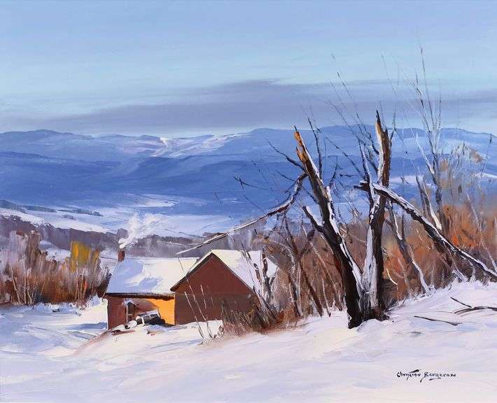 CHRISTIAN BERGERON, OIL ON CANVAS