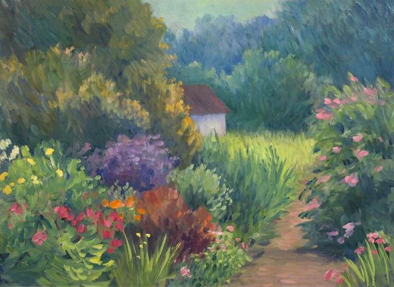 HELEN ROGAK, ACRYLIC ON BOARD