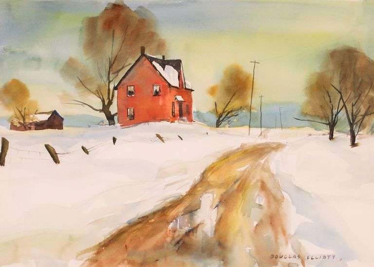 DOUGLAS FERGUSON ELLIOTT, WATERCOLOUR