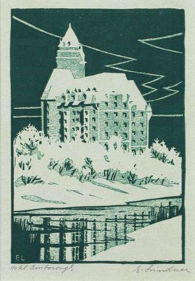 ERNEST LINDNER, COLOUR LINOCUT