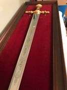 Unique Franklin Mint Sword of The Holy Roman Empire Excalibur Sword