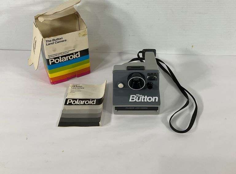 Polaroid The Button Land Camera,in box - Hash Auctions