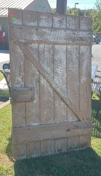 Barn door, 65”H x40”W