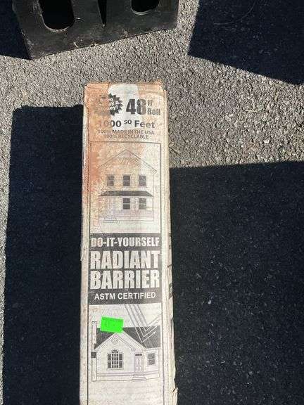 Radiant barrier, 48’roll, still in box