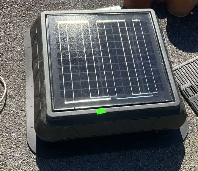 Solar power exhaust cap, tested and working