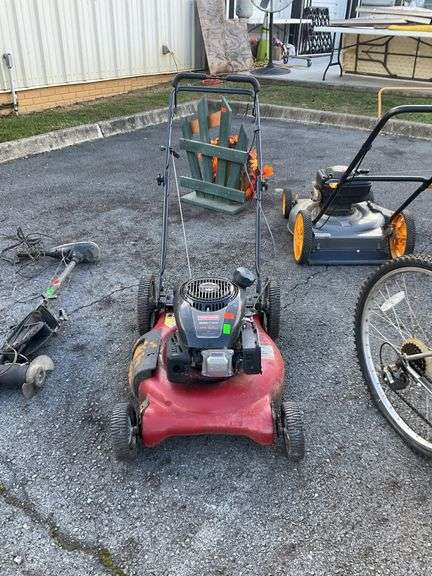 Craftsman lawnmower, 149cc, 6.75HP, 21”cutting width, powered by kohler, has some compression but couldn’t get started, sells for repairs or parts