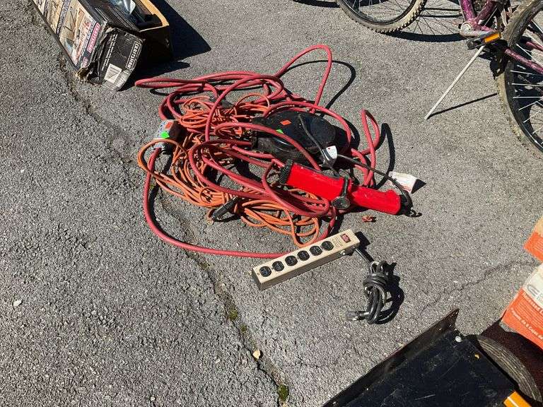 Power strip and extension cords