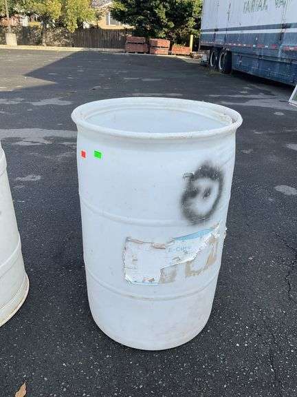 Poly drum, 50gal, no lid