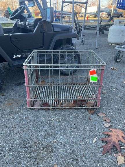 Wire metal crate