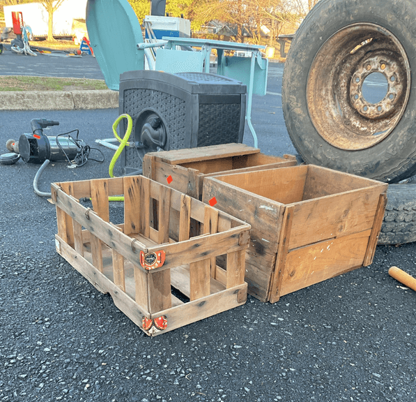 3-wooden crates