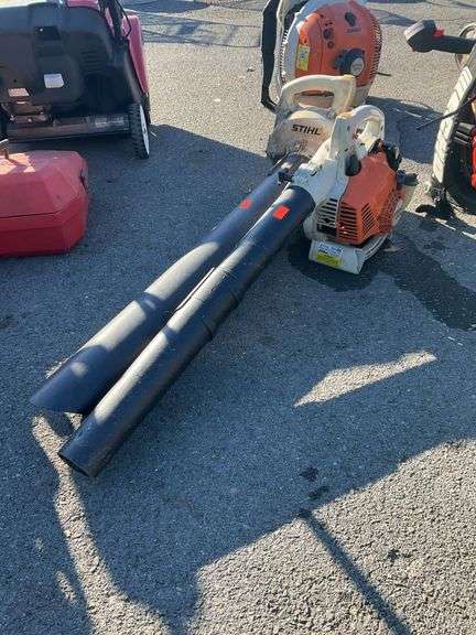 2-Stihl leaf blowers, items comes from locale sales/repair shop, sells as-is for parts of repairs