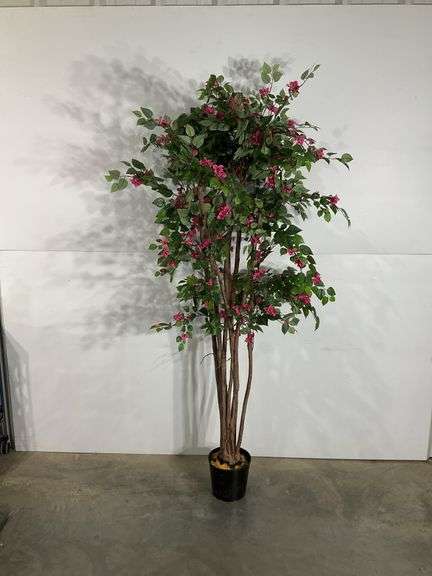 Everlasting Tree Potted everlasting flowering tree, 7ft tall - Hash Auctions