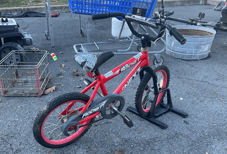 Next kids bike, rocket ed., sells for parts or repairs