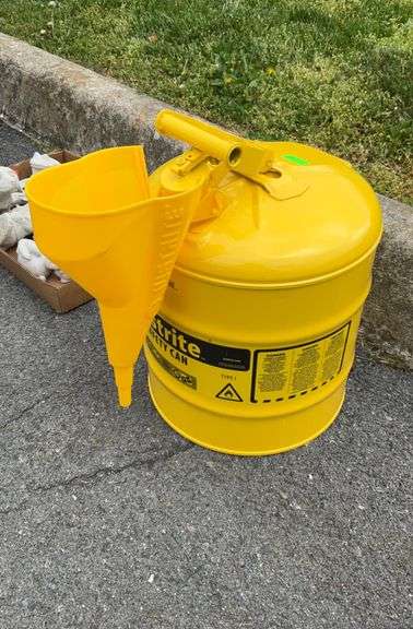 5 gallon Justrite safety can, type 1