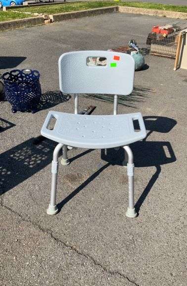 Shower seat, poly body