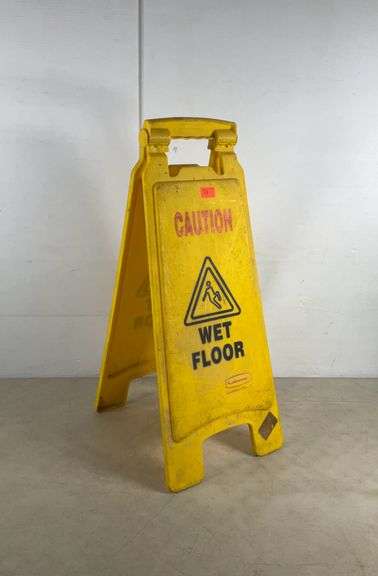 Danger High Voltage Standing Floor Sign - View #6