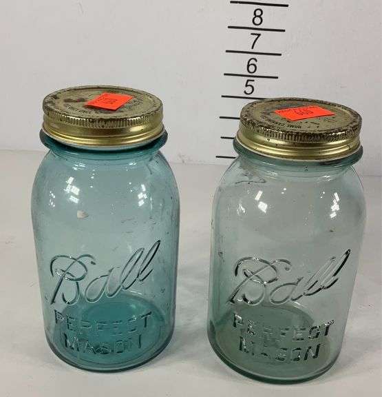 Two Ball Mason jars. Hash Auctions