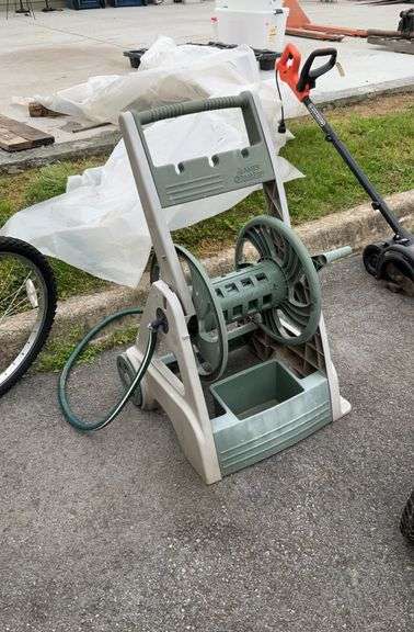 Ames garden hose reel, poly body