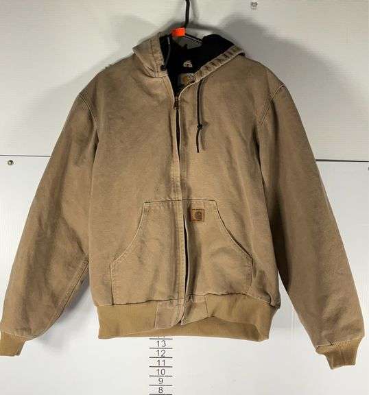 Carhartt size M duck work wear hooded jacket. - Hash Auctions