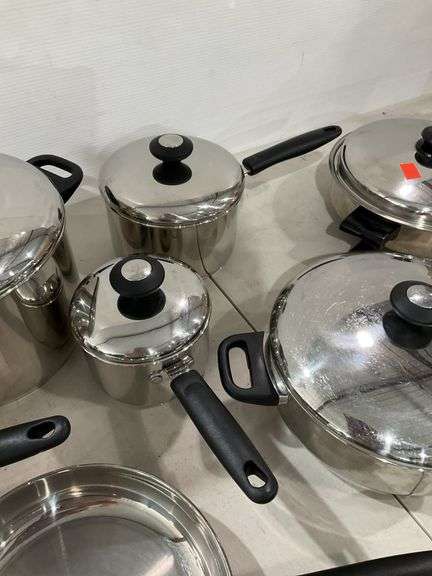 Poêle électrique Saladmaster 7256 – Acier Inoxydable, 1150W, 12 Pouces, Sans Couvercle