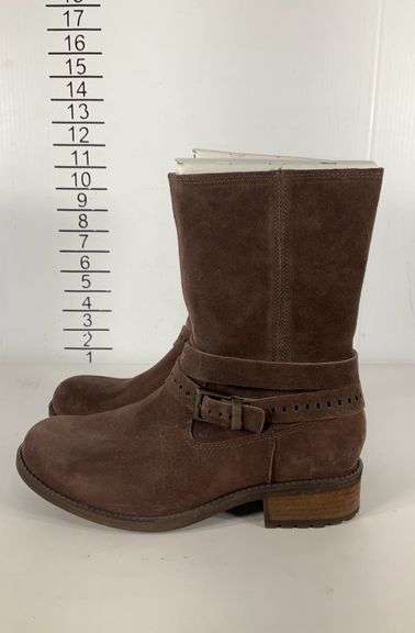 ugg lorna buckle suede ankle boots