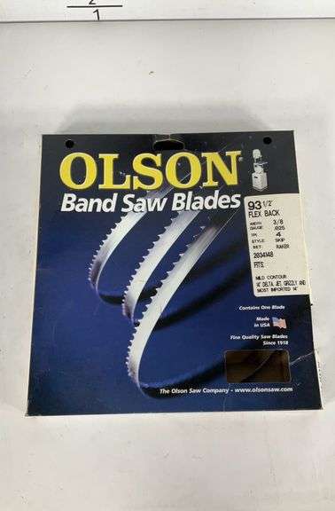 thumbnail image 2 of Olson Band Saw Blades 71-3/4" X 1/8" 14TPI Flex Back – 2-Pack For Delta 28-140 & Shopsmith 2 of 6