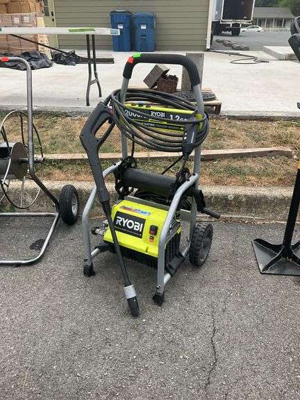 Ryobi electric pressure washer with wand, 1.2GPM, 2000PSI, tested and working