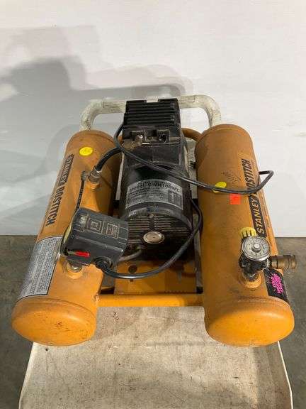 Stanley Bostitch Model CWH100WT Twin-Tank Air Compressor - Hash Auctions