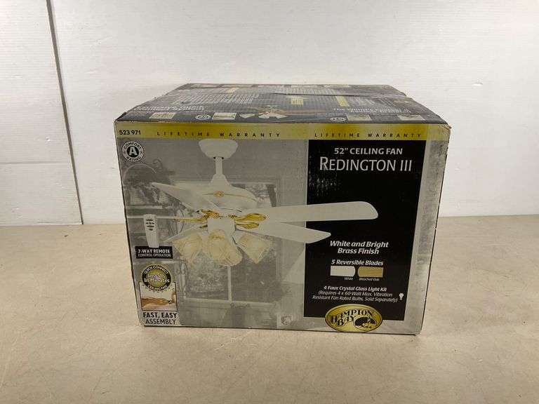 Hampton Bay Redington II Ceiling Fan Receiver & Remote Control Replacement
