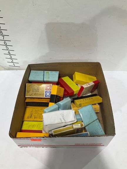 Used Slide Container Label Assorted Collection of Vintage Slide Cases and Color Slides - Hash Auctions
