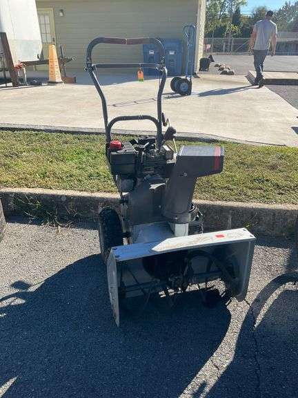 Gas-Powered Snow Blower With 18-Inch Clearing Width