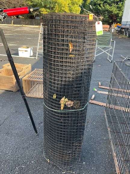 Partial Roll of Wire Fencing, 48”H