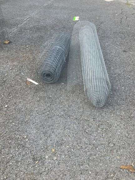 Two Rolls of Hardware Cloth, 23-Inch and 36-Inch Heights - Hash Auctions