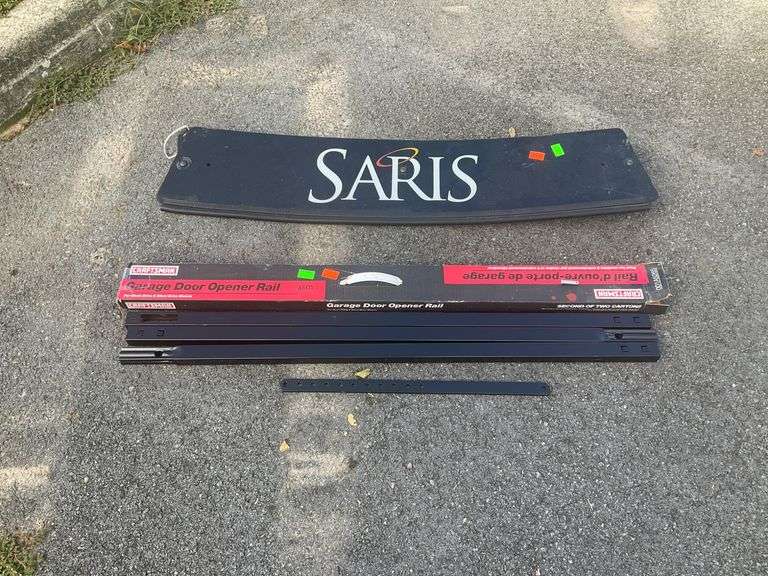 Craftsman Garage Door Opener Rail and Saris Shield