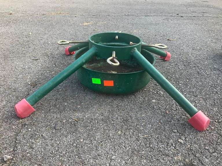 Christmas Tree Stand with Four Legs and Adjusting Screws