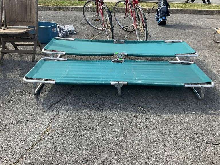 Coleman Aluminum Folding Cots