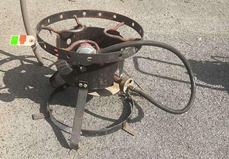 Single Propane Burner with Hose and Regulator