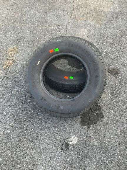 Two Used LT-Series Tires: Michelin LT225/75R16 and General LT215/85R16