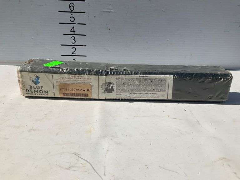 Unopened Package of Blue Demon E7014 High-Speed Welding Rods, 3/32 in. (2.4 mm), 5 lb.