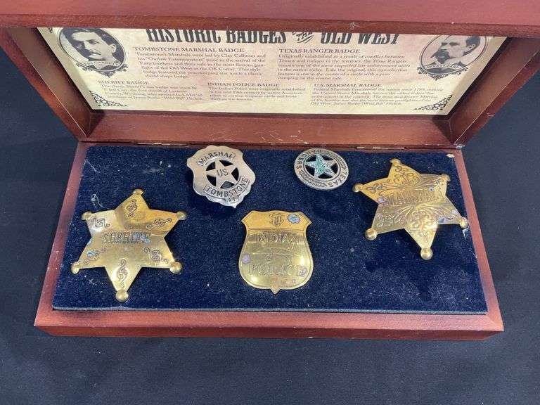 Historic badges of the old west - Hash Auctions