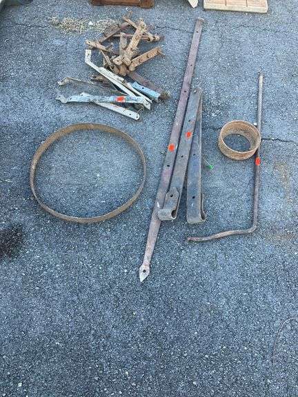 Metal Hinge Straps, Rings, and Hardware Components