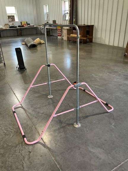 Pink and Metal Gymnastics Training Bar