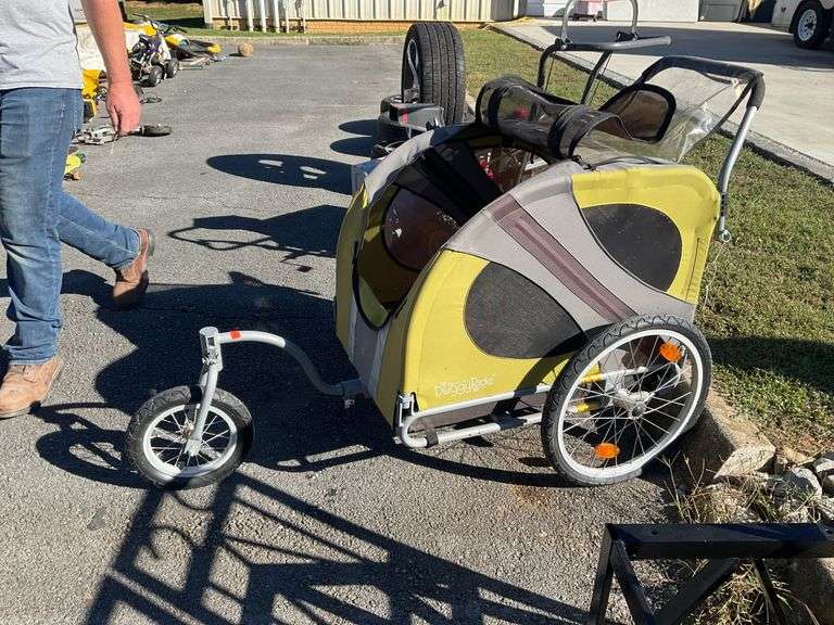 DoggyRide 10-Year Anniversary Bicycle Trailer and Stroller Conversion