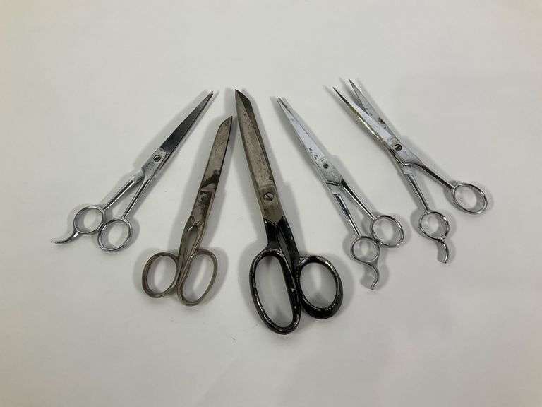 Five-Piece Assorted Scissors Set Including Capri Marked Items - Hash ...